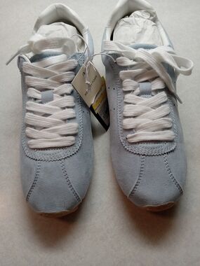 Universal Thread Light Blue and White Suede Athletic Sneakers